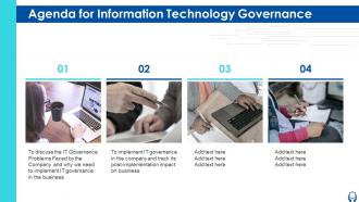 Agenda For Information Technology Governance Ppt Powerpoint Presentation Show