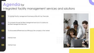 Agenda For Integrated Facility Management Services And Solutions