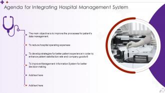 Agenda For Integrating Hospital Management System