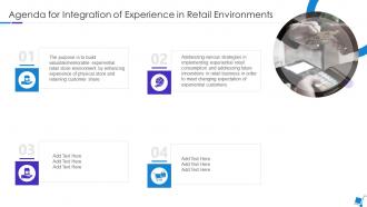Agenda For Integration Of Experience In Retail Environments