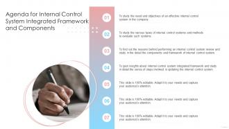 Agenda For Internal Control System Integrated Framework And Components