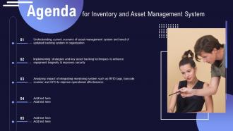 Agenda For Inventory And Asset Management System