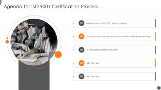 Agenda For ISO 9001 Certification Process Ppt Download