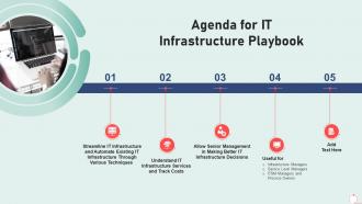 Agenda for it infrastructure playbook