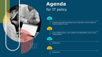 Agenda For IT Policy Ppt Powerpoint Presentation File Show