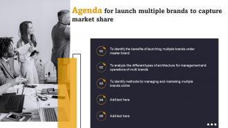 Agenda For Launch Multiple Brands To Capture Market Share