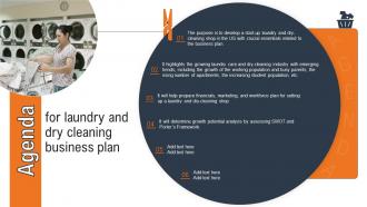 Agenda For Laundry And Dry Cleaning Business Plan Ppt Icon Designs Download BP SS