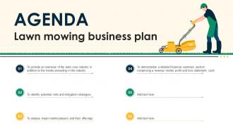Agenda For Lawn Mowing Business Plan BP SS