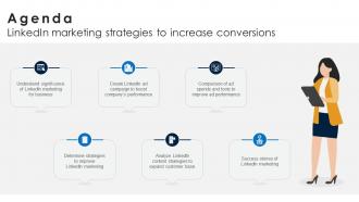 Agenda For Linkedin Marketing Strategies To Increase Conversions MKT SS V
