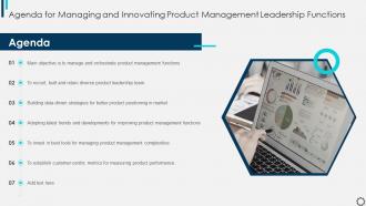 Agenda For Managing And Innovating Product Management Leadership Functions