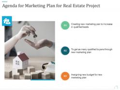 Agenda For Marketing Plan For Real Estate Project Ppt Introduction