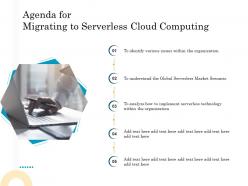 Agenda For Migrating To Serverless Cloud Computing