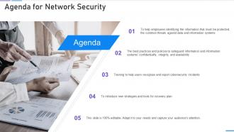 Agenda For Network Security Ppt Slides Gallery