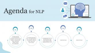 Agenda For NLP Ppt Ppt Powerpoint Presentation Professional Example
