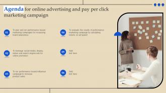 Agenda For Online Advertising And Pay Per Click Marketing Campaign MKT SS