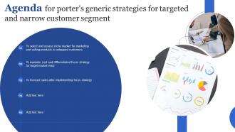 Agenda For Porters Generic Strategies For Targeted And Narrow Customer Segment