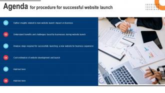 Agenda For Procedure For Successful Website Launch