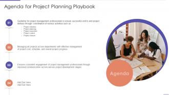 Agenda For Project Planning Playbook Project Planning Playbook