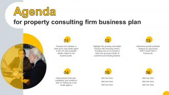 Agenda For Property Consulting Firm Business Plan BP SS