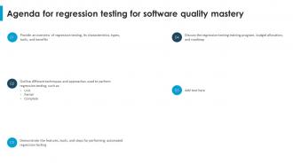 Agenda For Regression Testing For Software Quality Mastery
