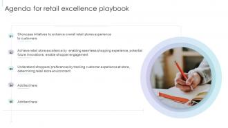 Agenda For Retail Excellence Playbook Ppt Slides Image