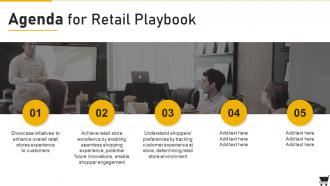 Agenda For Retail Playbook Ppt Powerpoint Presentation Slides Rules