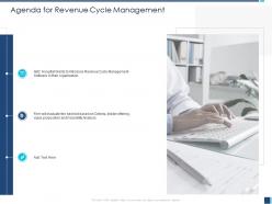 Agenda for revenue cycle management best bid ppt powerpoint presentation professional layout