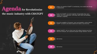 Agenda For Revolutionize The Music Industry With Chatgpt ChatGPT SS