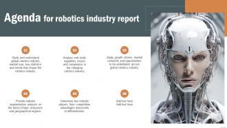 Agenda For Robotics Industry Report IR SS