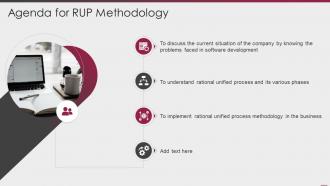 Agenda for rup methodology ppt powerpoint presentation inspiration summary
