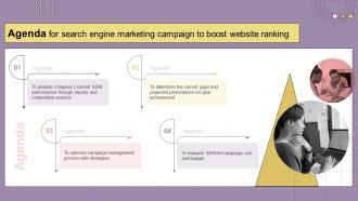Agenda For Search Engine Marketing Campaign To Boost Website Ranking