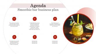 Agenda For Smoothie Bar Business Plan BP SS