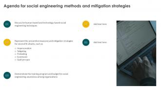 Agenda For Social Engineering Methods And Mitigation Strategies
