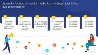 Agenda For Social Media Marketing Strategic Guide For B2B Organization