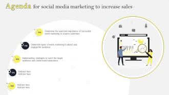 Agenda For Social Media Marketing To Increase Sales MKT SS V