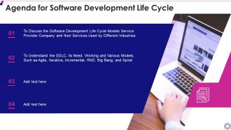 Agenda For Software Development Life Cycle