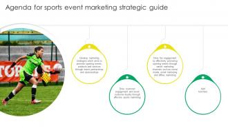 Agenda For Sports Event Marketing Strategic Guide Strategy SS V