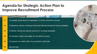 Agenda For Strategic Action Plan To Improve Recruitment Process