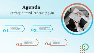 Agenda For Strategic Brand Leadership Plan Branding SS V