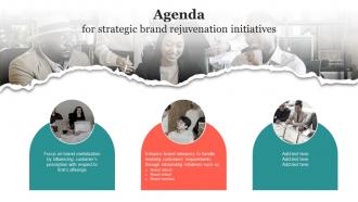 Agenda For Strategic Brand Rejuvenation Initiatives Ppt Pictures Slides