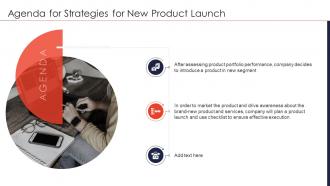 Agenda for strategies for new product launch