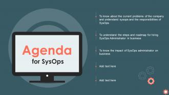 Agenda For Sysops Ppt Powerpoint Presentation File Visuals