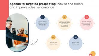 Agenda For Targeted Prospecting How To Find Clients And Improve Sales Performance