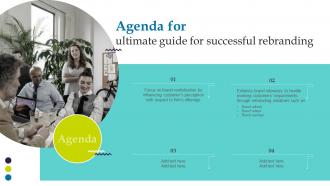 Agenda For Ultimate Guide For Successful Rebranding Ppt Show Graphics Tutorials