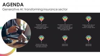 Agenda Generative AI Transforming Insurance Sector ChatGPT SS V