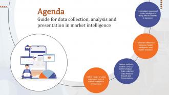 Agenda Guide For Data Collection Analysis And Presentation In Market Intelligence MKT SS V