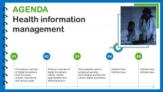 Agenda Health Information Management Ppt Grid