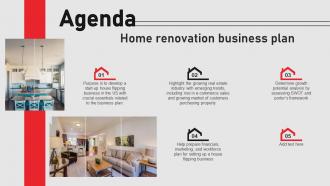 Agenda Home Renovation Business Plan BP SS