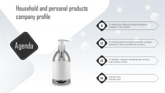 Agenda Household And Personal Products Company Profile