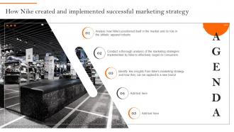 Agenda How Nike Created And Implemented Successful Marketing Strategy Strategy SS